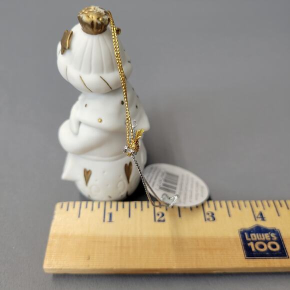 Roman Inc Snowman #2356 Mother Child Christmas Ornament Pierced Porcelain 2004 - Picture 14 of 14